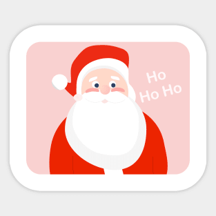 Jolly Santa Sticker